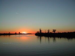 Sunset Over Bayou Lacombe