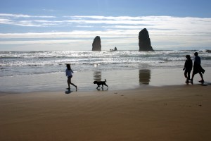 Canon Beach walkers