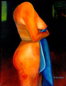 Headless Nude (30" x 40" - 32" x 42" framed)