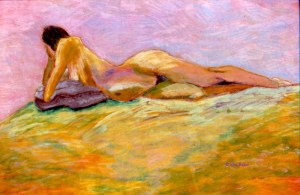 $300.00 Nude #3 (35" x 29" framed)