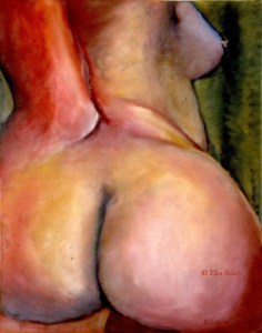 Raúl's Nude #1 (14" x 17")